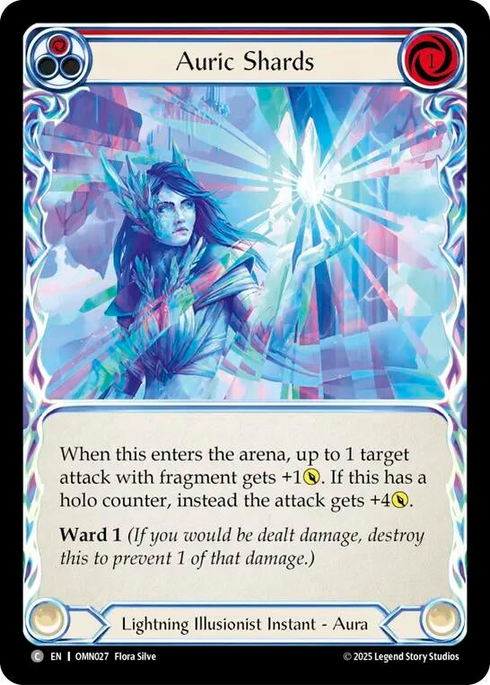Image for Auric Shards (Red) (OMN027) [Omens of the Third Age] - Flesh and Blood TCG