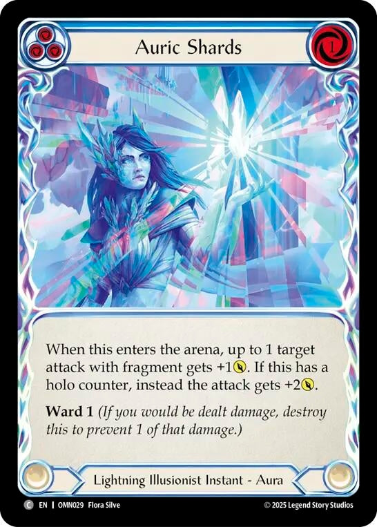 Image for Auric Shards (Blue) (OMN029) [Omens of the Third Age] - Flesh and Blood TCG