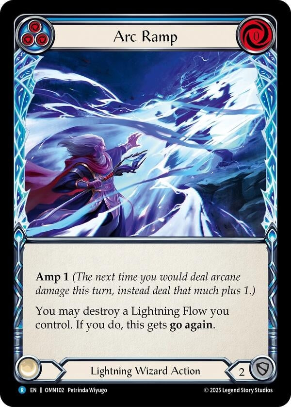 Image for Arc Ramp (Blue) (OMN102) [Omens of the Third Age] - Flesh and Blood TCG