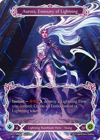 Image for Aurora, Emissary of Lightning (Marvel) (OMN048) [Omens of the Third Age] - Flesh and Blood TCG