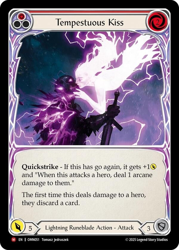 Image for Tempestuous Kiss (OMN051) [Omens of the Third Age] - Flesh and Blood TCG