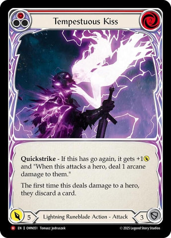 Image for Tempestuous Kiss (OMN051) [Omens of the Third Age] - Flesh and Blood TCG