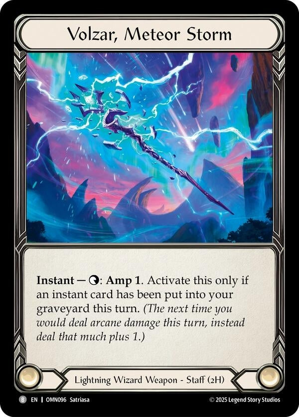 Image for Volzar, Meteor Storm (OMN096) [Omens of the Third Age] - Flesh and Blood TCG