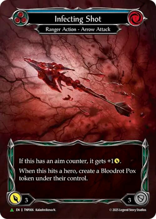 Infecting Shot (Blue) (Marvel) - TNP006 (TNP006) [Flesh and Blood: Promo Cards]