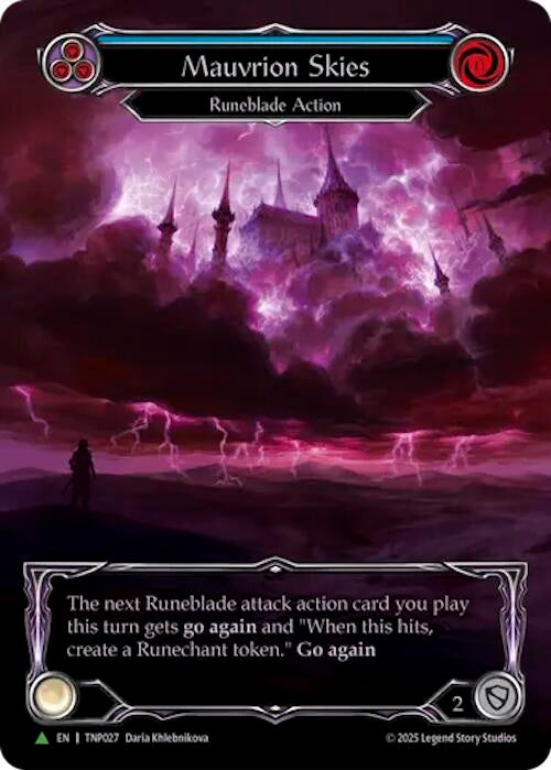 Image for Mauvrion Skies (Blue) (Marvel) - TNP027 (TNP027) [Flesh and Blood: Promo Cards] - Flesh and Blood TCG