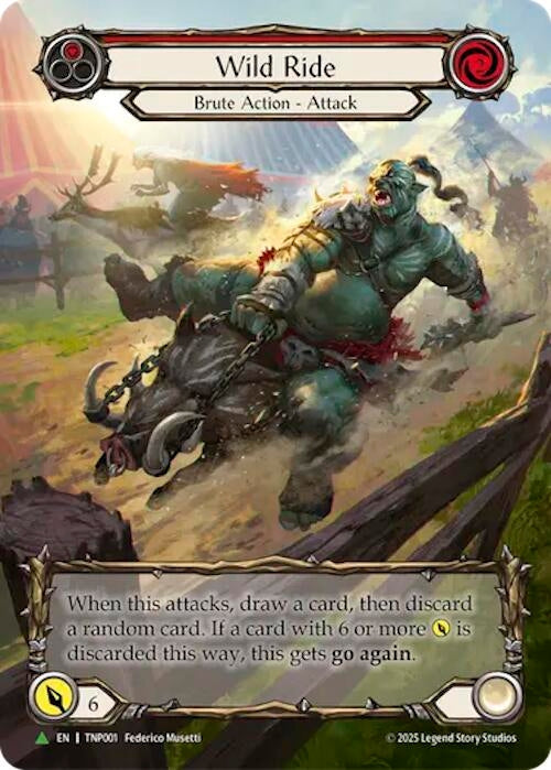 Image for Wild Ride (Red) (Marvel) - TNP001 (TNP001) [Flesh and Blood: Promo Cards] - Flesh and Blood TCG