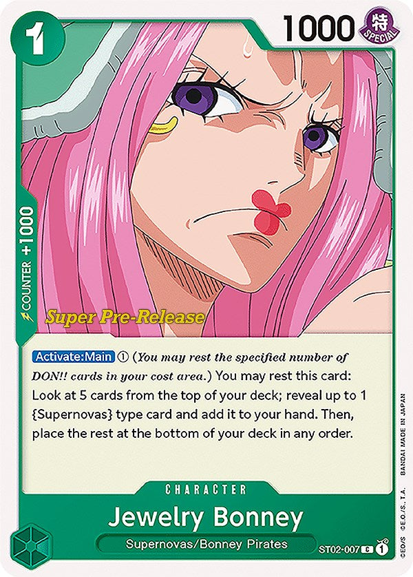 Jewelry Bonney (ST02-007) [Super Pre-Release Starter Deck: Worst Generation]