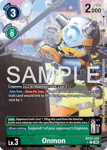 Image for Onmon (Full Art) (BT25-045 U) [Dual Revolution] - Digimon Card Game
