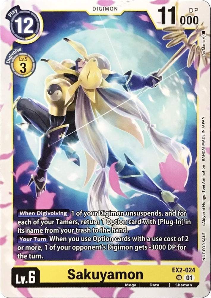 Image for Sakuyamon (Demo Deck Exclusive) (EX2-024 SR) [Digimon Demo Deck Exclusive Cards] - Digimon Card Game