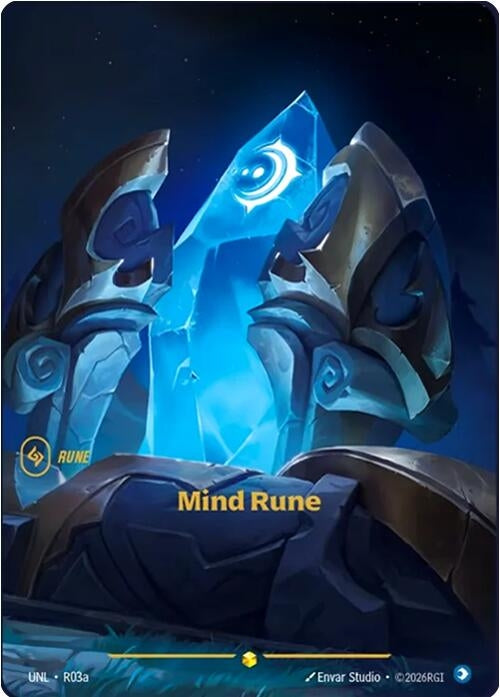Image for Mind Rune (Alternate Art) (R03a) [Unleashed] - Riftbound: League of Legends Trading Card Game