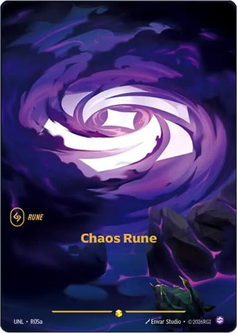 Image for Chaos Rune (Alternate Art) (R05a) [Unleashed] - Riftbound: League of Legends Trading Card Game