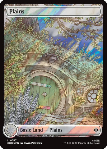 Image for Plains (0317) (Surge Foil) (317) [The Hobbit] (HOB) - Magic: The Gathering