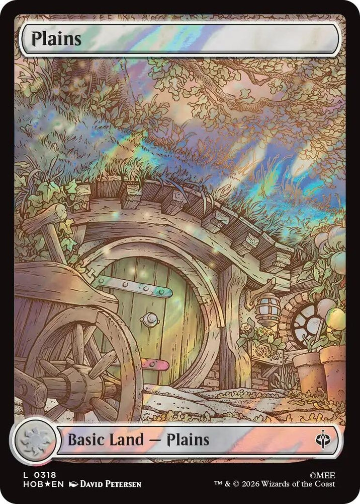 Image for Plains (0318) (Surge Foil) (318) [The Hobbit] (HOB) - Magic: The Gathering