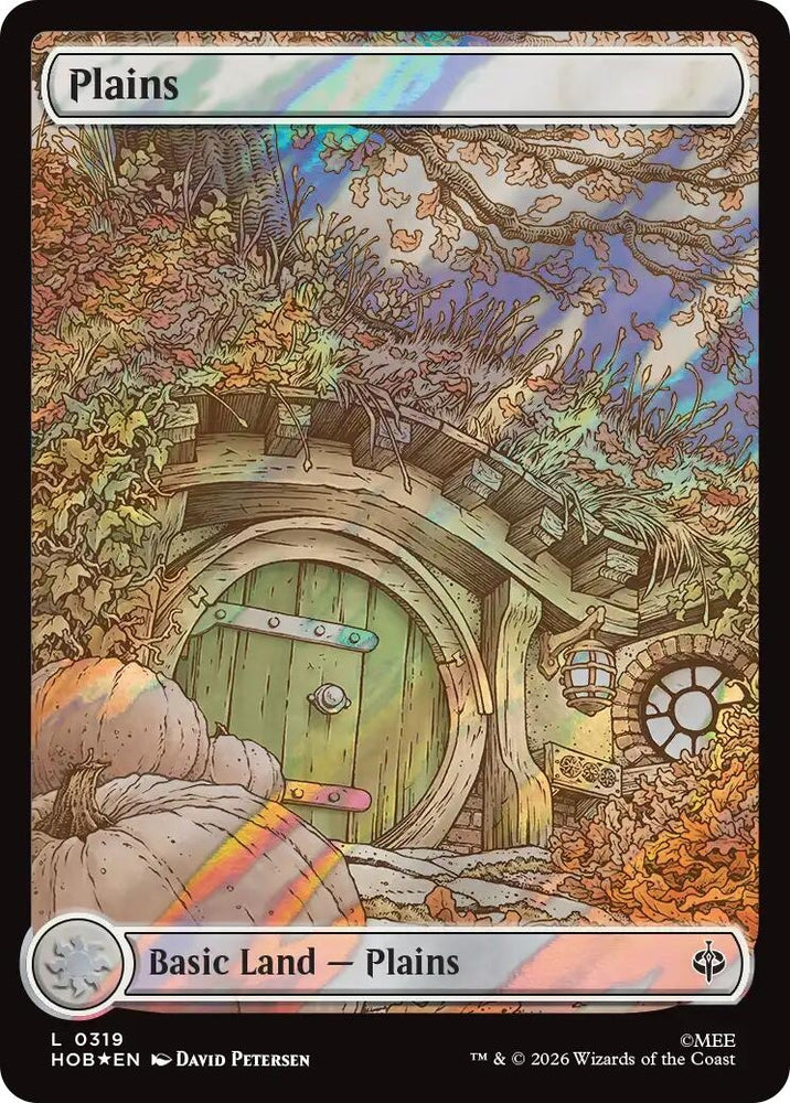 Image for Plains (0319) (Surge Foil) (319) [The Hobbit] (HOB) - Magic: The Gathering