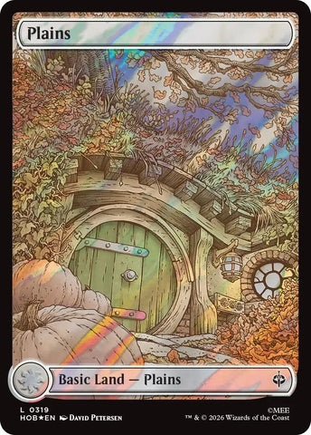Image for Plains (0319) (Surge Foil) (319) [The Hobbit] (HOB) - Magic: The Gathering