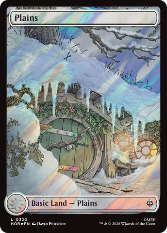 Image for Plains (0320) (Surge Foil) (320) [The Hobbit] (HOB) - Magic: The Gathering