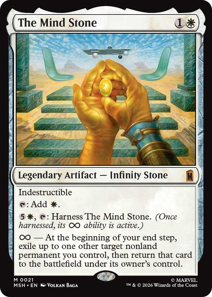 Image for The Mind Stone (21) [Marvel Super Heroes] (MSH) - Magic: The Gathering