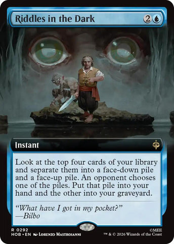Image for Riddles in the Dark (Extended Art) (292) [The Hobbit] (HOB) - Magic: The Gathering