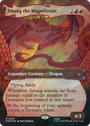 Image for Smaug the Magnificent (Showcase) (Surge Foil) (265) [The Hobbit] (HOB) - Magic: The Gathering