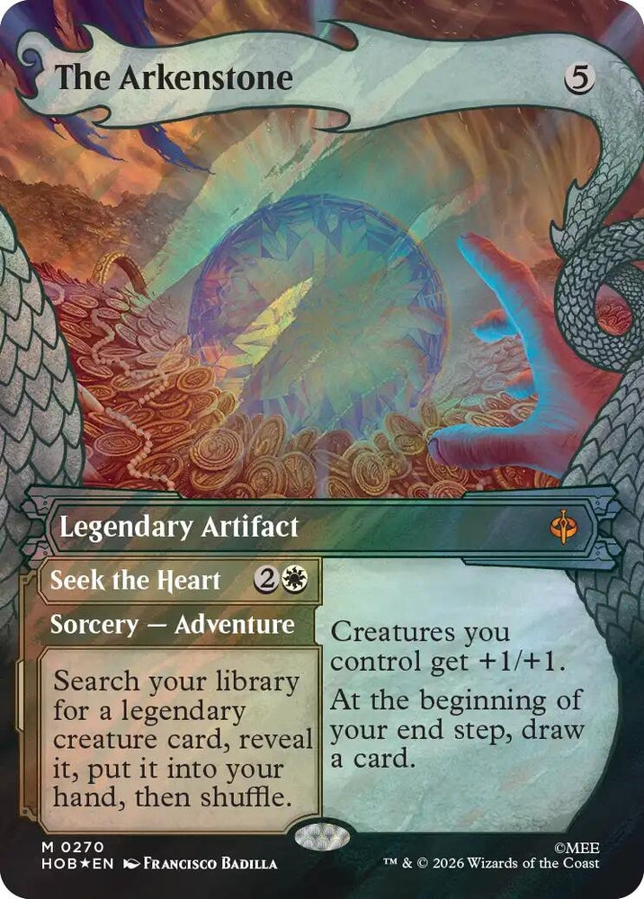 Image for The Arkenstone (Showcase) (Surge Foil) (270) [The Hobbit] (HOB) - Magic: The Gathering