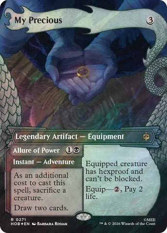 Image for My Precious (Showcase) (Surge Foil) (271) [The Hobbit] (HOB) - Magic: The Gathering
