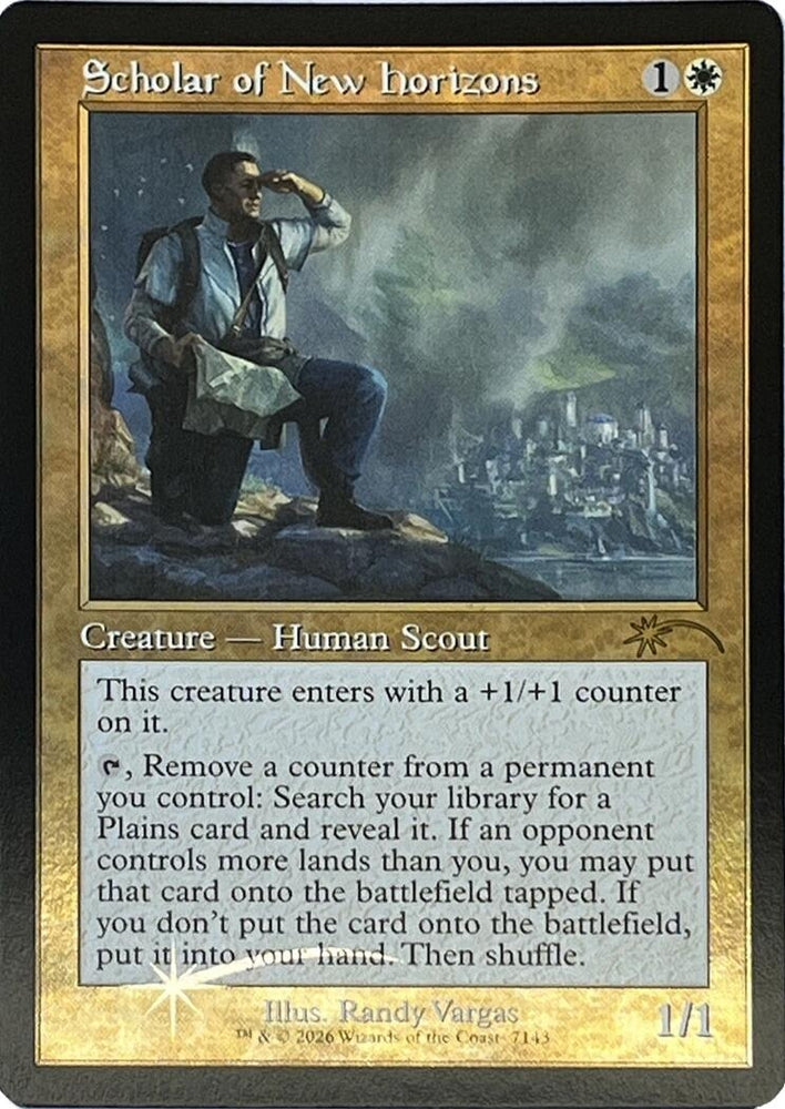 Image for Scholar of New Horizons (Retro Frame) (7143) [Secret Lair Drop Series] - Magic: The Gathering