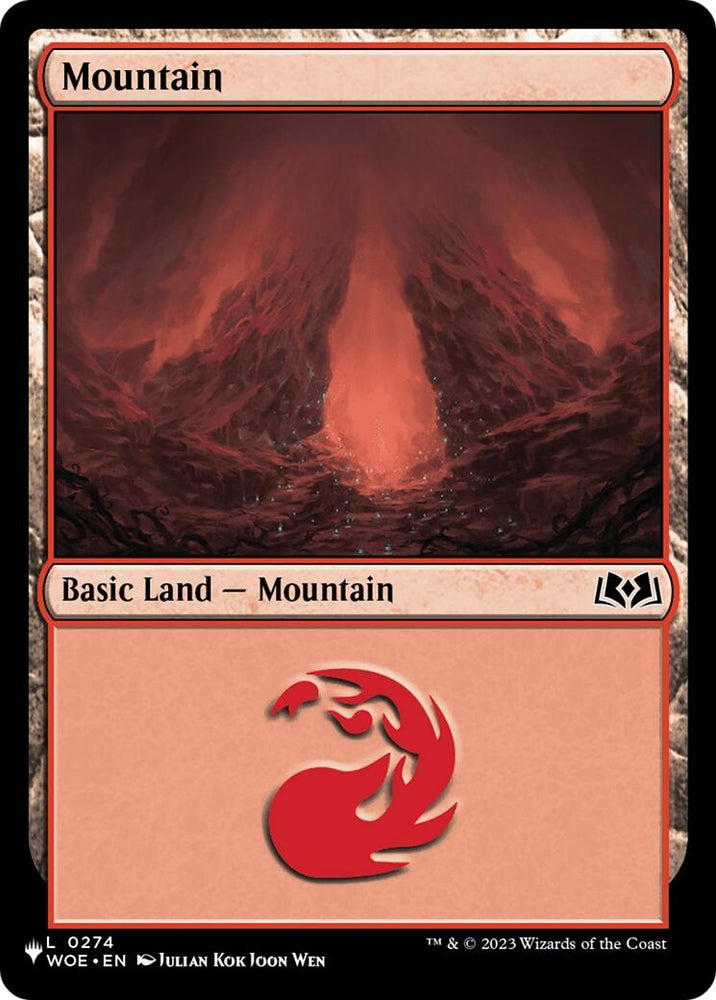 Image for Mountain (0274) (WOE) (274) [The List Reprints] - Magic: The Gathering