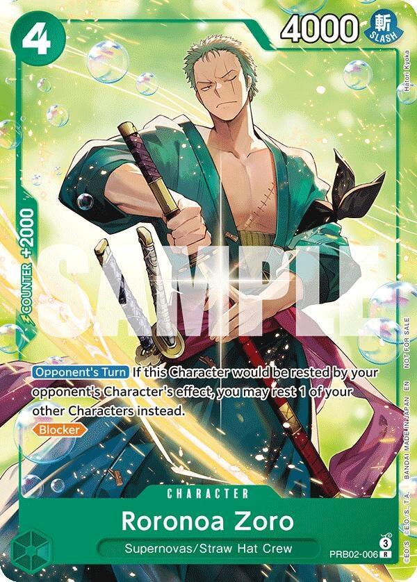 Image for Roronoa Zoro (Welcome Pack 2026 Vol.1) (PRB02-006) [One Piece Promotion Cards] - One Piece Card Game