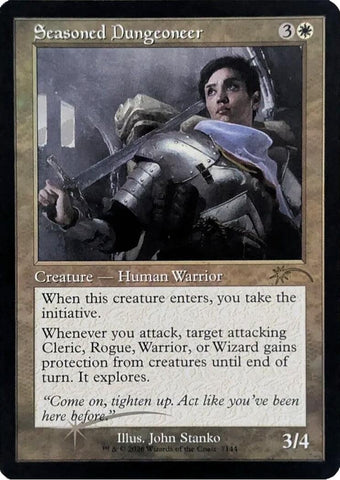 Image for Seasoned Dungeoneer (Retro Frame) (7144) [Secret Lair Drop Series] - Magic: The Gathering