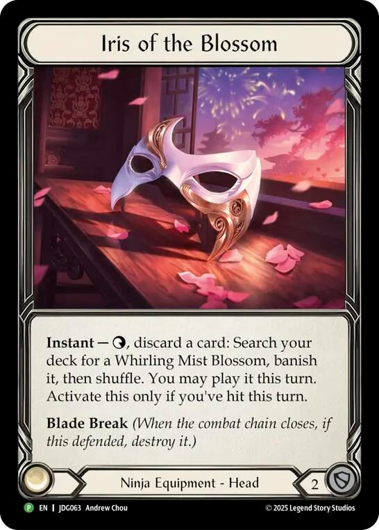 Image for Iris of the Blossom - JDG063 [Flesh and Blood: Promo Cards] - Flesh and Blood TCG