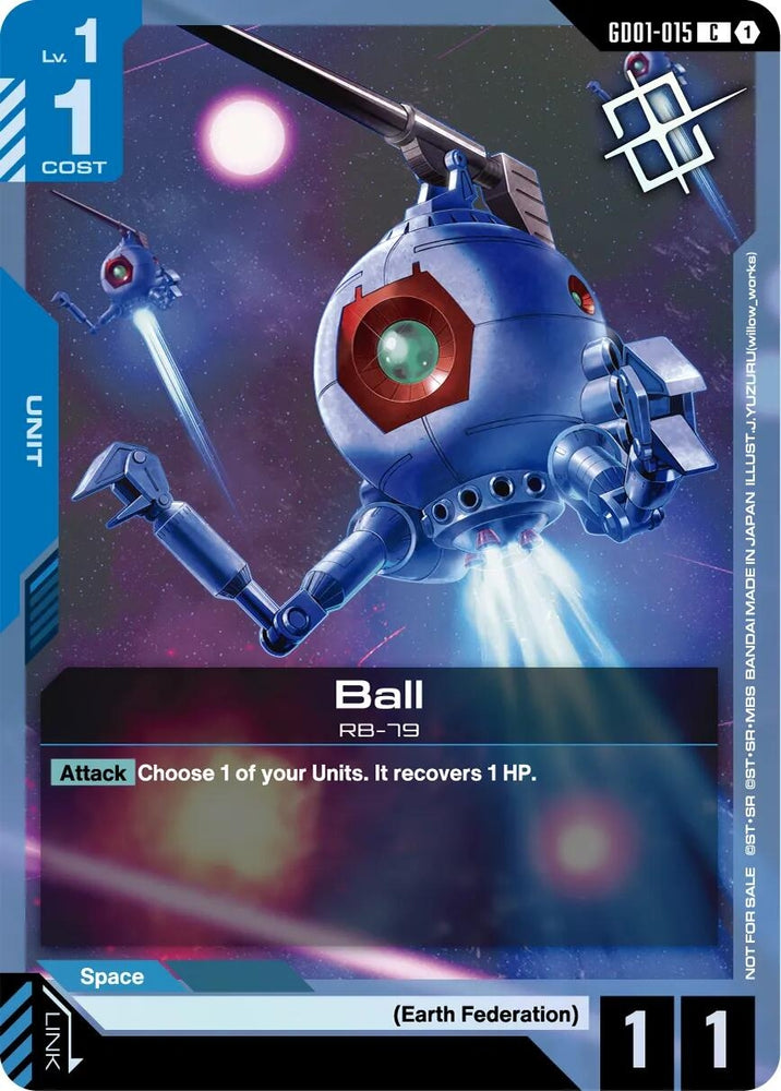 Image for Ball  (Judge Pack 02) (GD01-015) [Gundam Promotional Cards] - Gundam Card Game