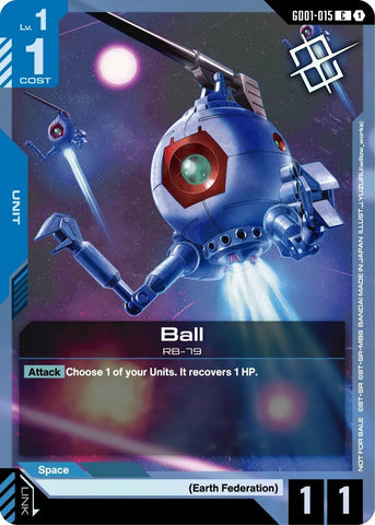 Image for Ball  (Judge Pack 02) (GD01-015) [Gundam Promotional Cards] - Gundam Card Game