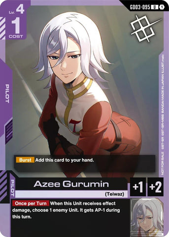 Image for Azee Gurumin (Judge Pack 02) (GD03-095) [Gundam Promotional Cards] - Gundam Card Game