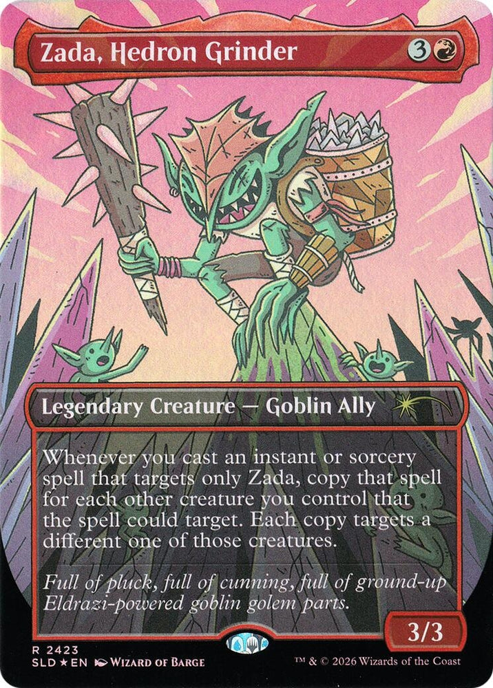 Image for Zada, Hedron Grinder (Display Commander) - Thick Stock (2423) [Secret Lair Drop Series] (SLD) - Magic: The Gathering