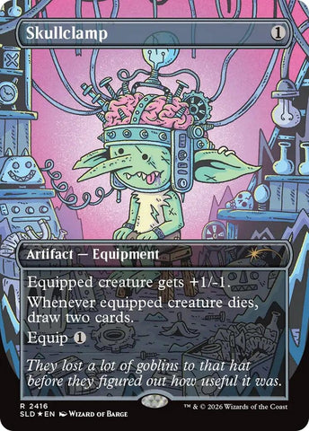Image for Skullclamp (2416) (2416) [Secret Lair Drop Series] - Magic: The Gathering