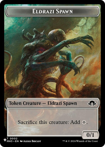 Image for Eldrazi Spawn (MH3) // Eldrazi (M3C) Double-Sided Token (2 // 1) [The List Reprints] - Magic: The Gathering