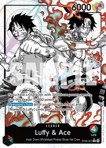 Image for Luffy & Ace (Parallel) (ST30-001) [Starter Deck EX: Luffy & Ace] - One Piece Card Game