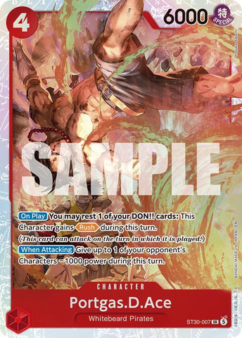Image for Portgas.D.Ace (007) (ST30-007) [Starter Deck EX: Luffy & Ace] - One Piece Card Game