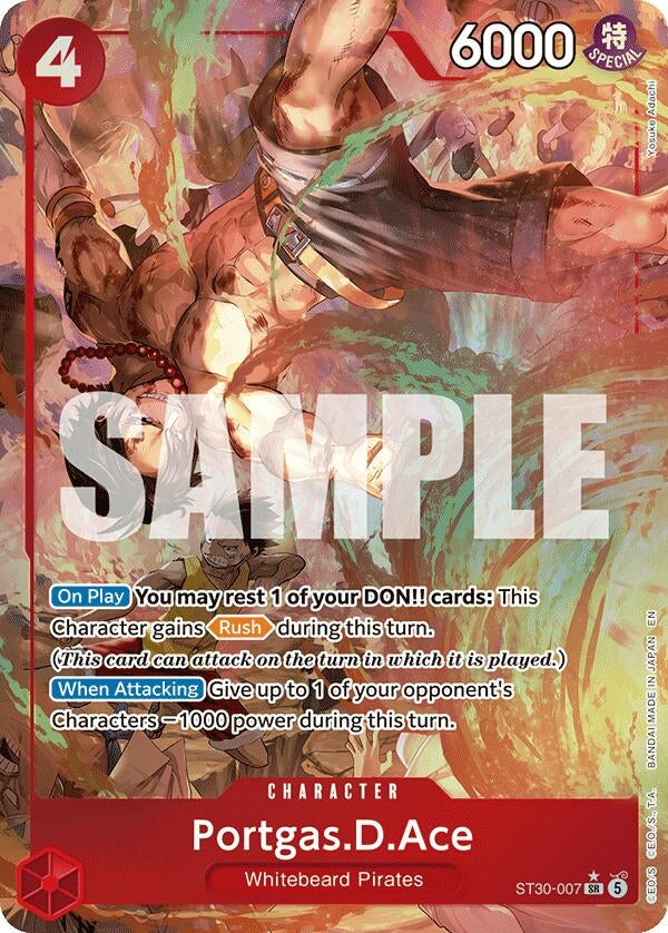 Image for Portgas.D.Ace (007) (Parallel) (ST30-007) [Starter Deck EX: Luffy & Ace] - One Piece Card Game