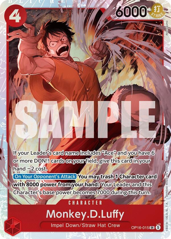 Image for Monkey.D.Luffy (OP16-015) [The Time of Battle] - One Piece Card Game