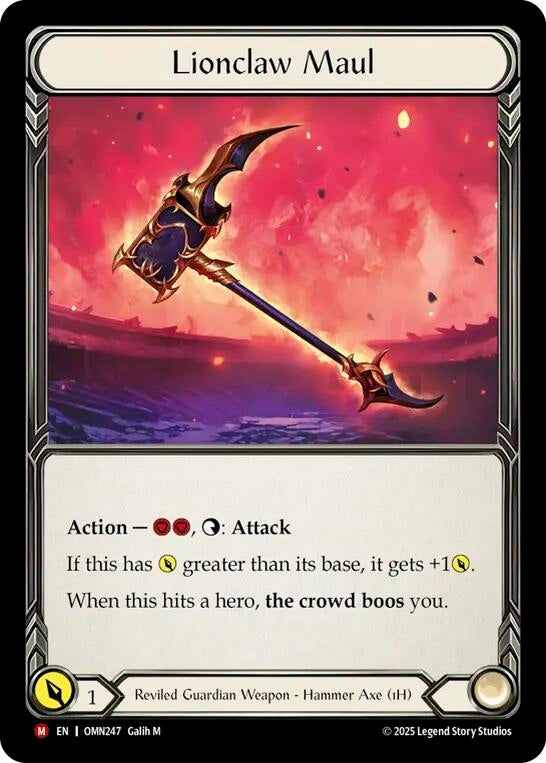 Image for Lionclaw Maul (OMN247) [Omens of the Third Age] - Flesh and Blood TCG