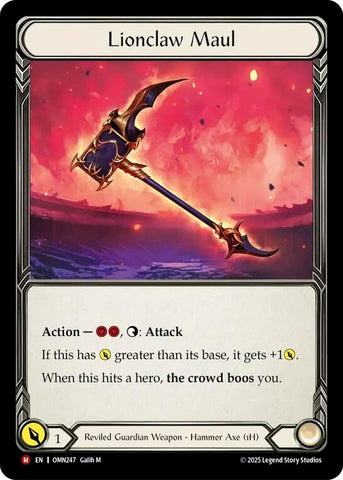Image for Lionclaw Maul (OMN247) [Omens of the Third Age] - Flesh and Blood TCG