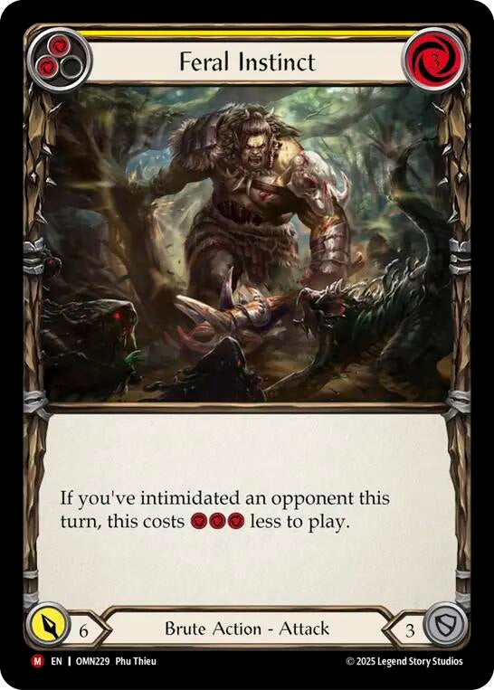 Image for Feral Instinct (OMN229) [Omens of the Third Age] - Flesh and Blood TCG