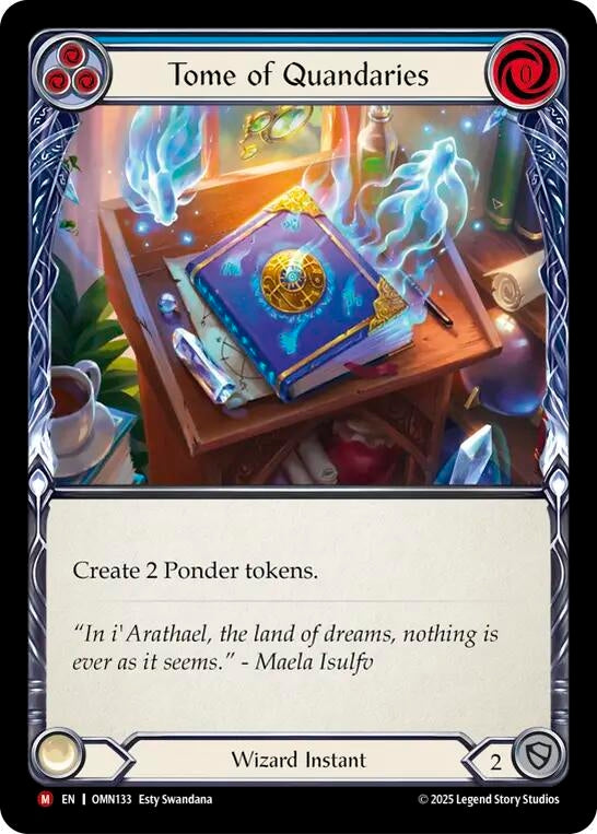 Image for Tome of Quandaries (OMN133) [Omens of the Third Age] - Flesh and Blood TCG