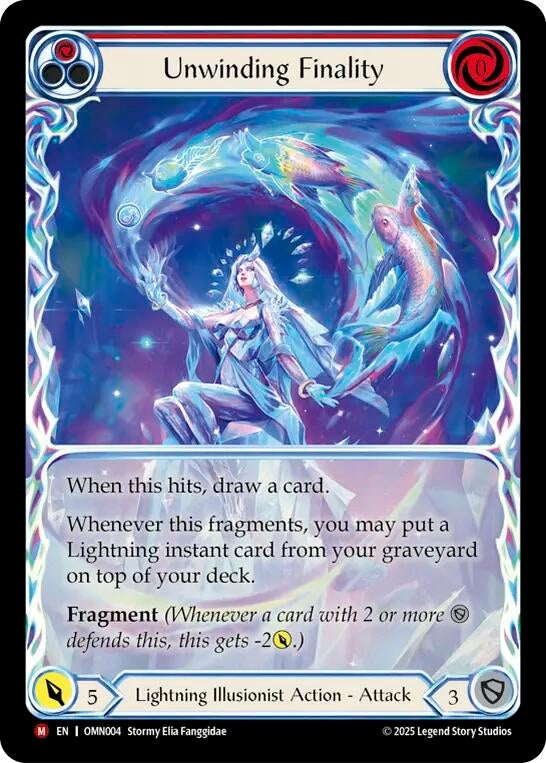 Image for Unwinding Finality (Extended Art) (OMN004) [Omens of the Third Age] - Flesh and Blood TCG