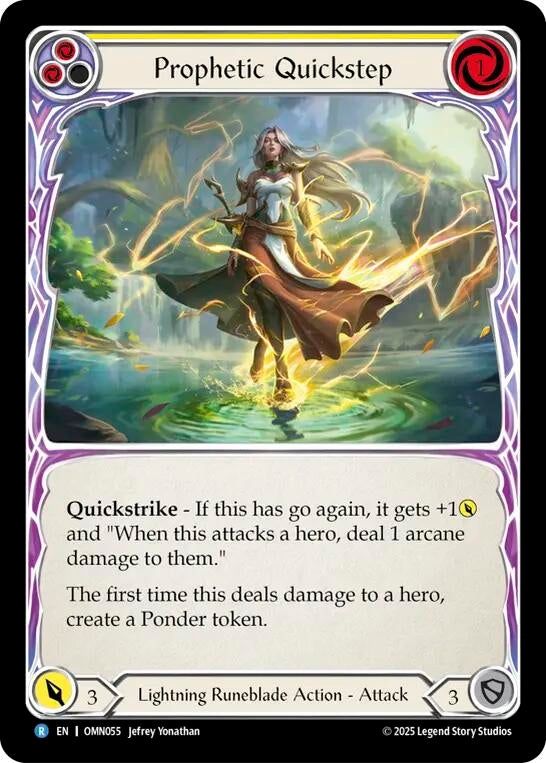 Image for Prophetic Quickstep (OMN055) [Omens of the Third Age] - Flesh and Blood TCG