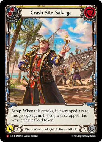 Image for Crash Site Salvage (Extended Art) (OMN239) [Omens of the Third Age] - Flesh and Blood TCG