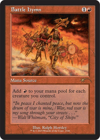 Image for Battle Hymn (2346) [Secret Lair Drop Series] - Magic: The Gathering