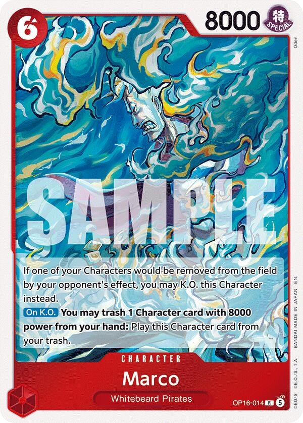 Image for Marco (OP16-014) [The Time of Battle] - One Piece Card Game