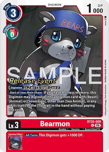 Bearmon - BT25-009 (BT25-009 U) [Dual Revolution Release Event Cards]